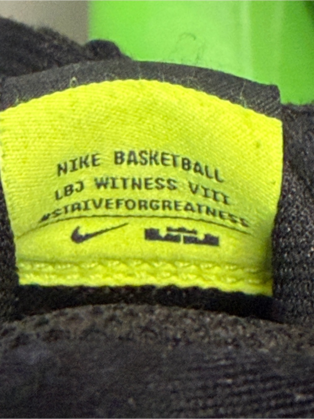 Nike LeBron Witness 8
Black Volt White Women Basketball
Shoe - Picture 7 of 12